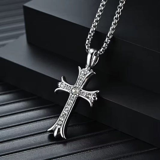 Crucifix Shadow Necklace