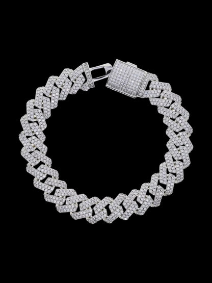 Iced Gem Bracelet Adjustable Size