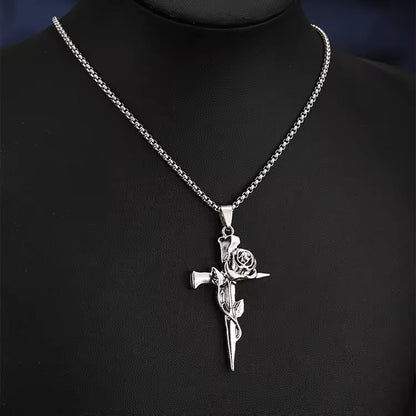 Rose Gothic Cross