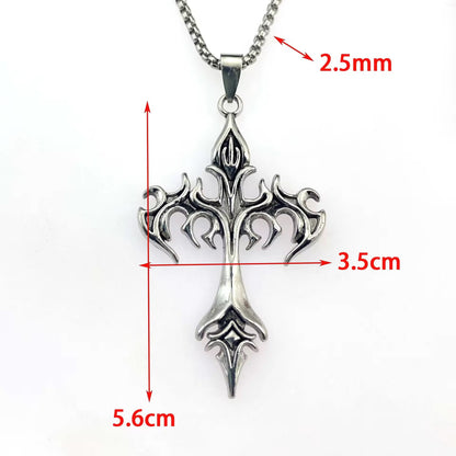 Dragon Cross Necklace
