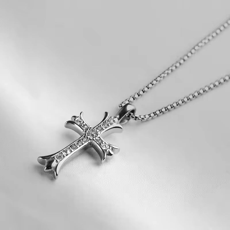 Crucifix Shadow Necklace