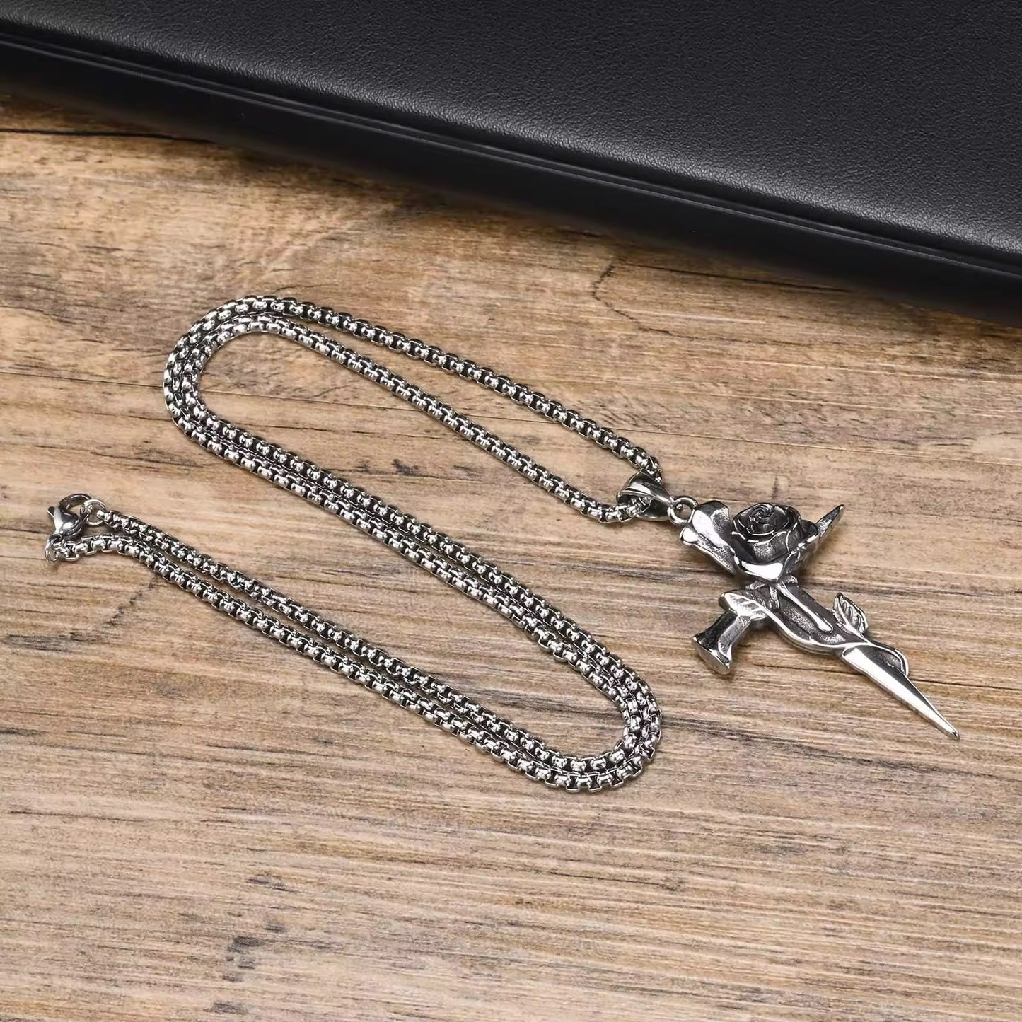 Rose Gothic Cross