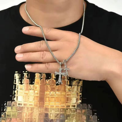 Dual Cross Pendant